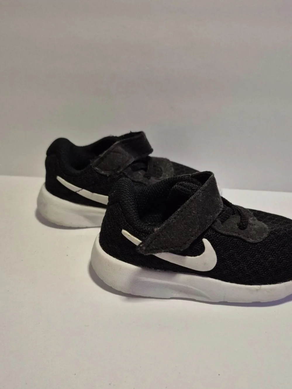 Nike Black and White Toddlers' Velcro Athletic Shoes